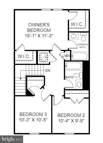 11 Democracy Mews, Unit 472 Ranson, WV 25438 - Photo 39 of 39 Millville Upper Level Floor Plan