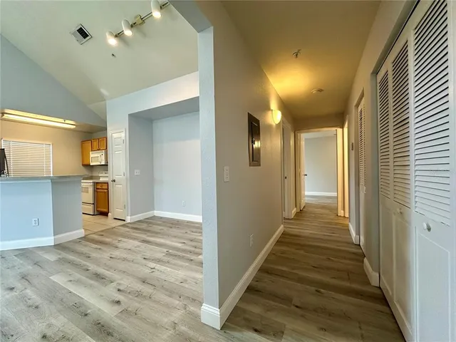 a view of a storage & utility room with washer and dryer