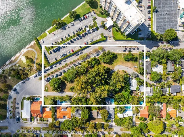 a view of a city with lake