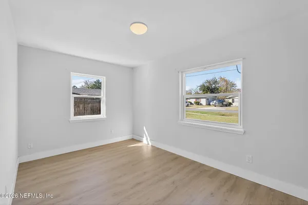 a view of a window in a room