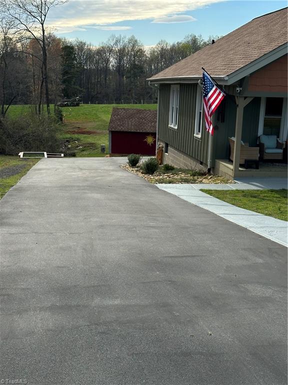4595 Grace Chapel Road Granite Falls, NC 28630 - Photo 4 of 34 paved driveway