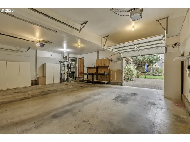 a view of a water heater room