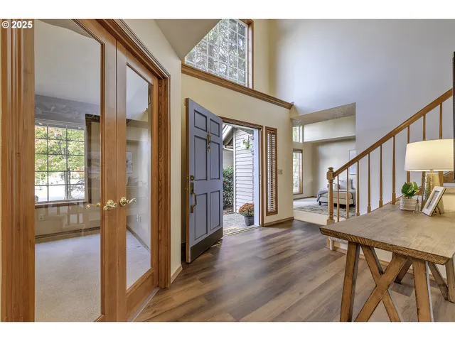 a view interior of a house and wooden floor