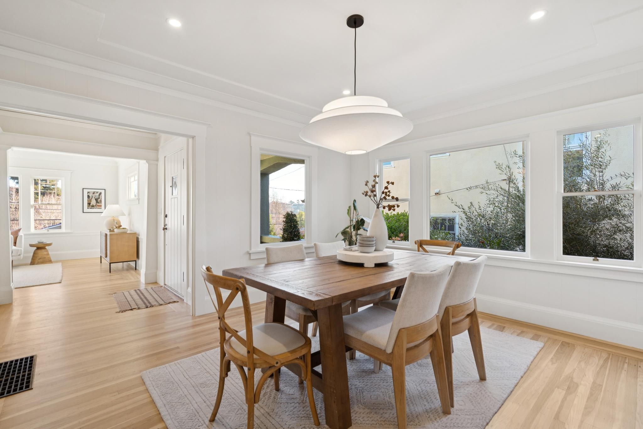 1117 Ranleigh Way Piedmont, CA 94610 - Photo 10 of 45 a view of a dining room with furniture window and wooden floor