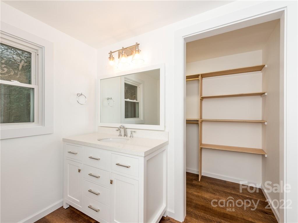 16 Jaffe Road Rosman, NC 28772 - Photo 18 of 20 a bathroom with a sink and a mirror