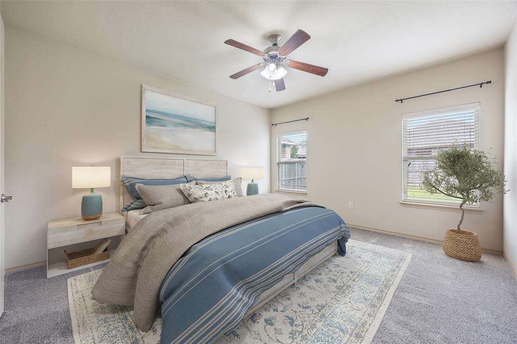 4016 Lazy River Ranch Road Fort Worth, TX 76262 - Photo 16 of 40 Virtually staged primary bedroom