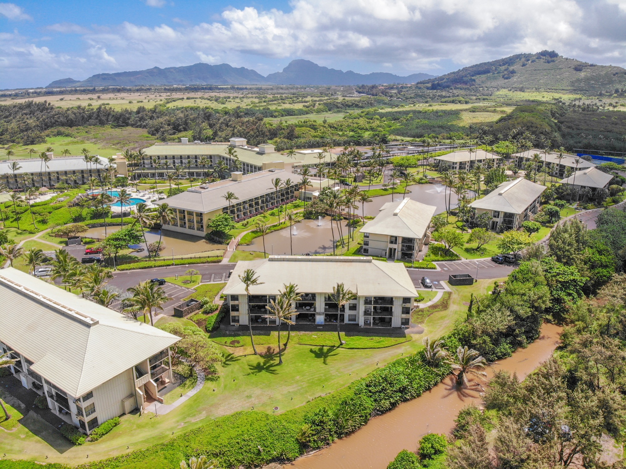 4330 Kauai Beach Drive, Unit E13 Lihue, HI 96766 - Photo 24 of 30 a view of a city with an ocean