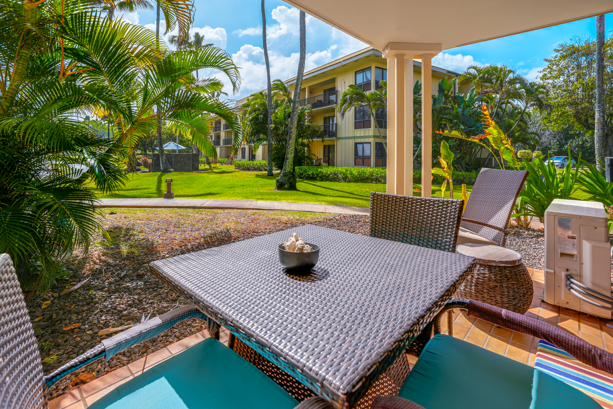 4330 Kauai Beach Drive, Unit E13 Lihue, HI 96766 - Photo 28 of 30 a view of an outdoor sitting space