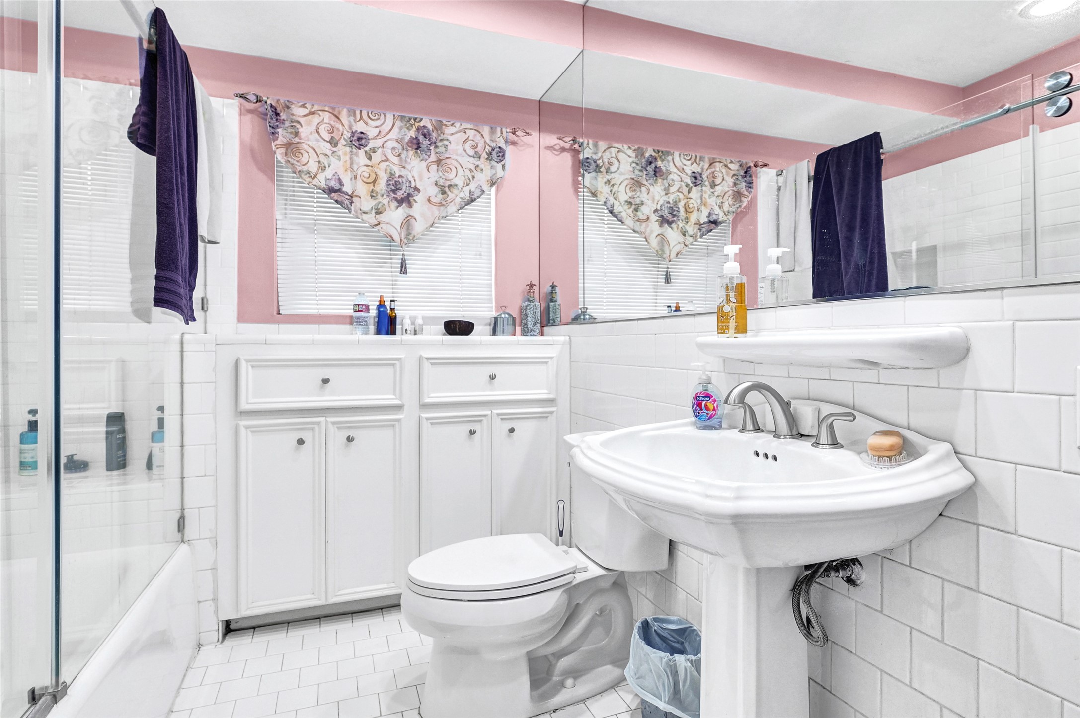 4831 Knickerbocker Street Houston, TX 77035 - Photo 45 of 50 a bathroom with a sink toilet and a mirror