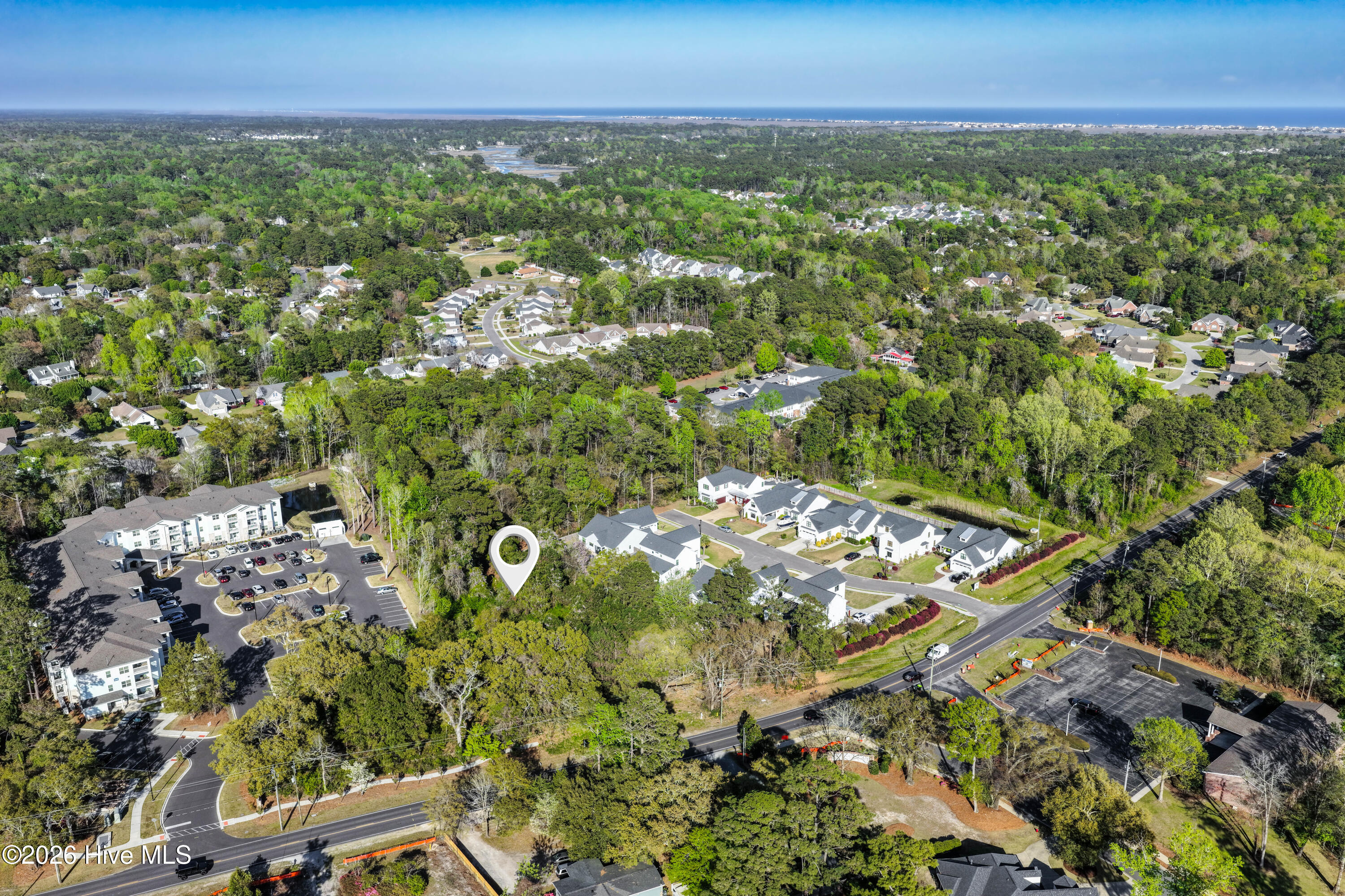 225 Middle Sound Loop Road Wilmington, NC 28411 - Photo 10 of 18 Drone overhead shot looking North