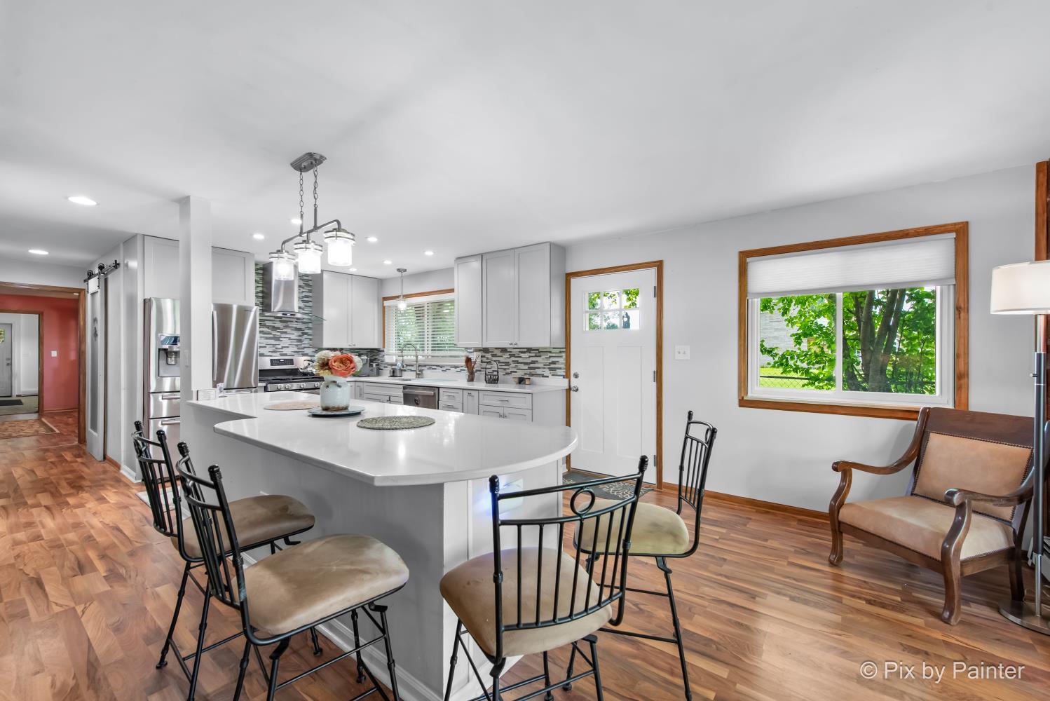 1423 North River Road McHenry, IL 60051 - Photo 13 of 49 a view of a dining room with furniture window and outside view