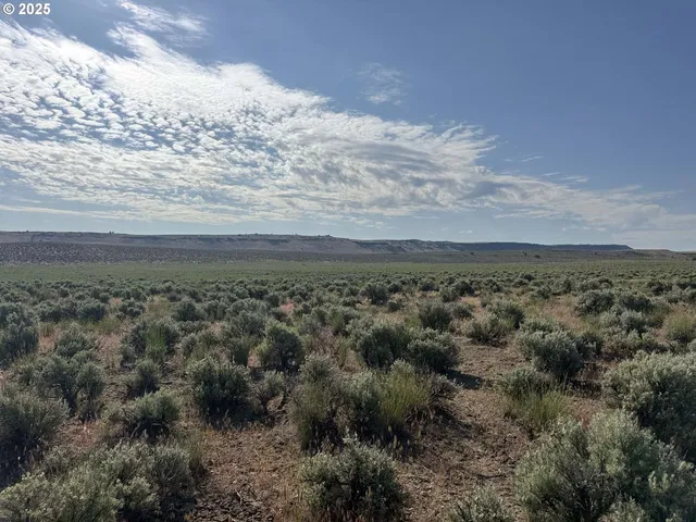 an aerial view of house with yard and mountain view in back