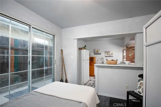 a view of patio with chairs and a table