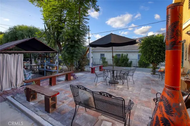 a view of stairs and a rug
