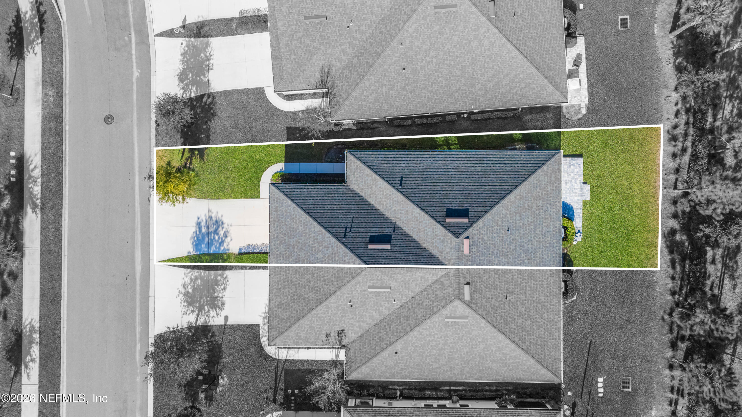 305 Kellet Way St. Johns, FL 32259 - Photo 32 of 42 an aerial view of a house with a ocean view