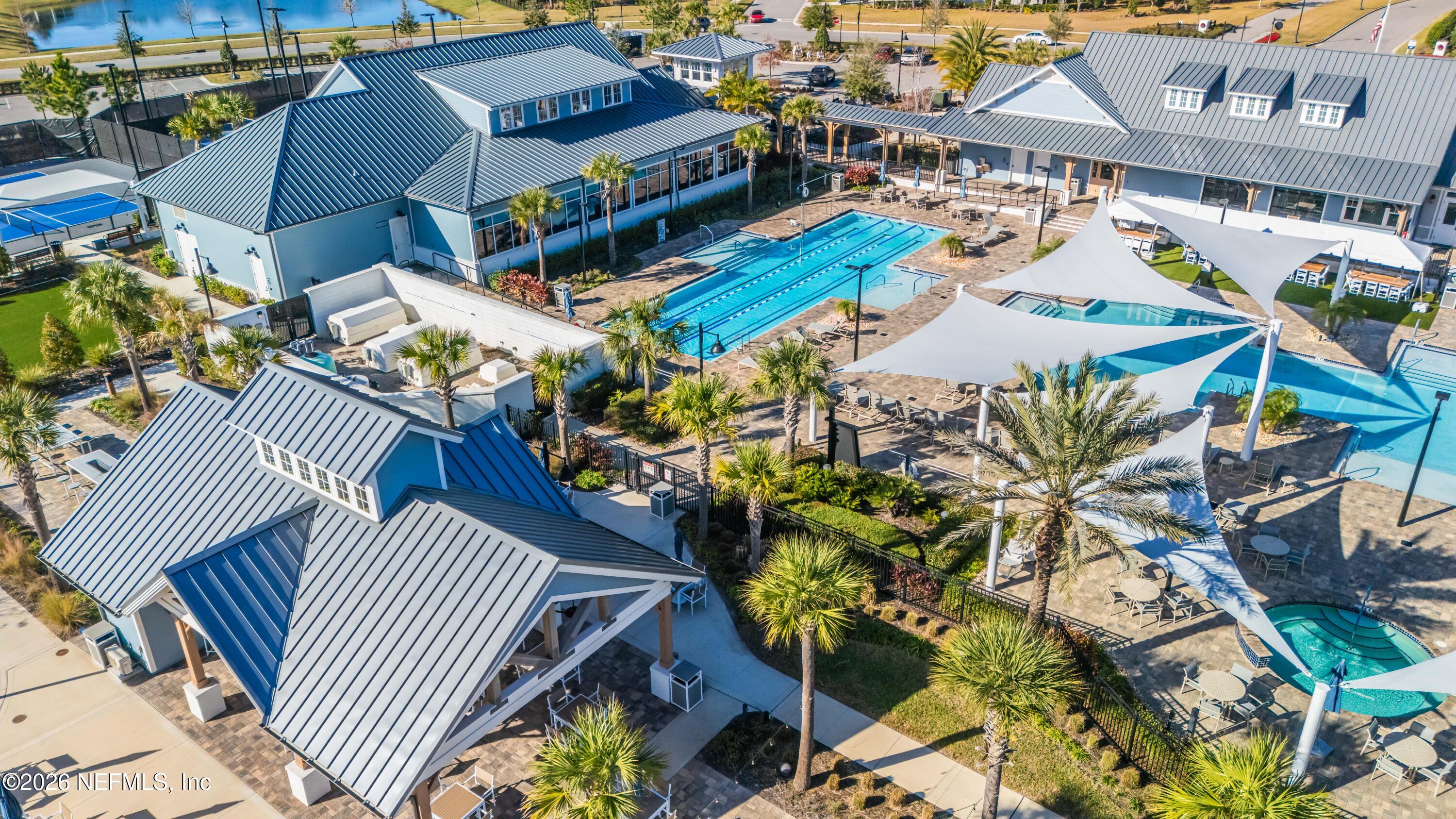 305 Kellet Way St. Johns, FL 32259 - Photo 40 of 42 an aerial view of a house with a garden and plants