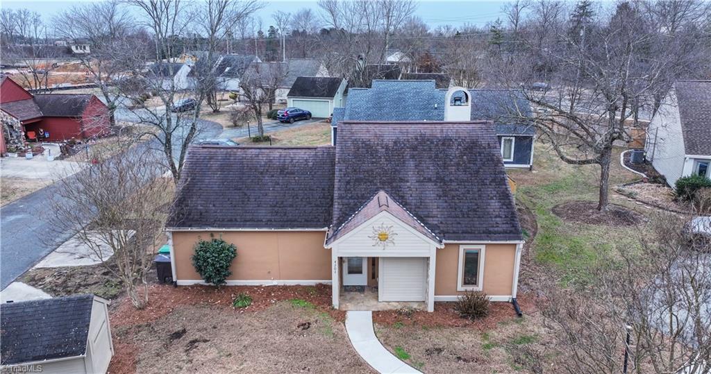 4204 Sunburst Drive High Point, NC 27265 - Photo 4 of 44 Aerial view shows mailbox kiosk in the lower left of the frame