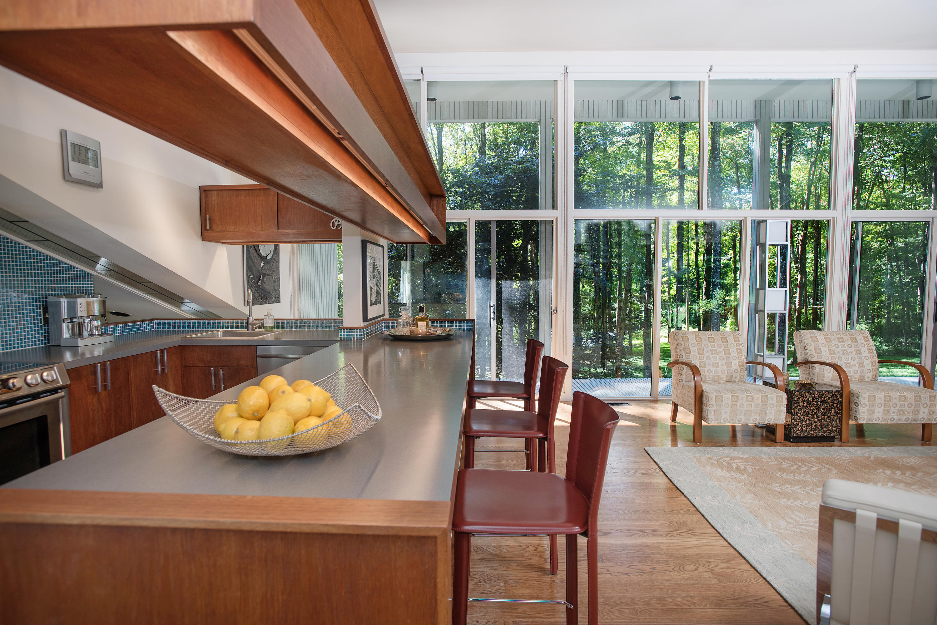46 Chalburn Road Redding, CT 06896 - Photo 13 of 39 a view of a dining room with furniture window and outside view