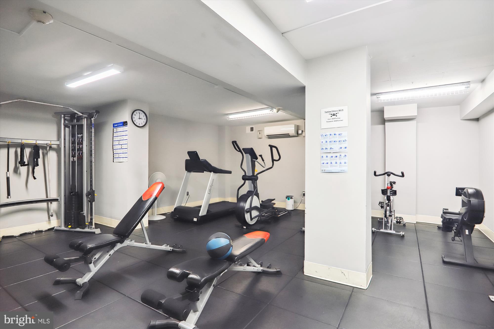 4000 Tunlaw Road Northwest, Unit 619 Washington, DC 20007 - Photo 21 of 39 a view of a room with gym equipment