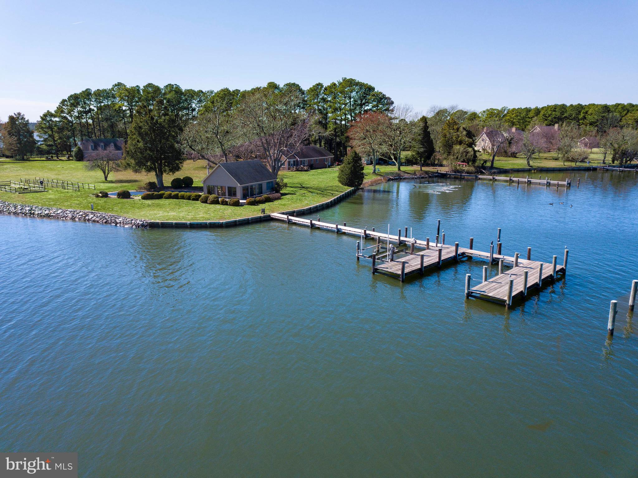 26107 Goose Neck Road Royal Oak, MD 21662 - Photo 35 of 50 Great pier with 3 slips and 6+'MLW