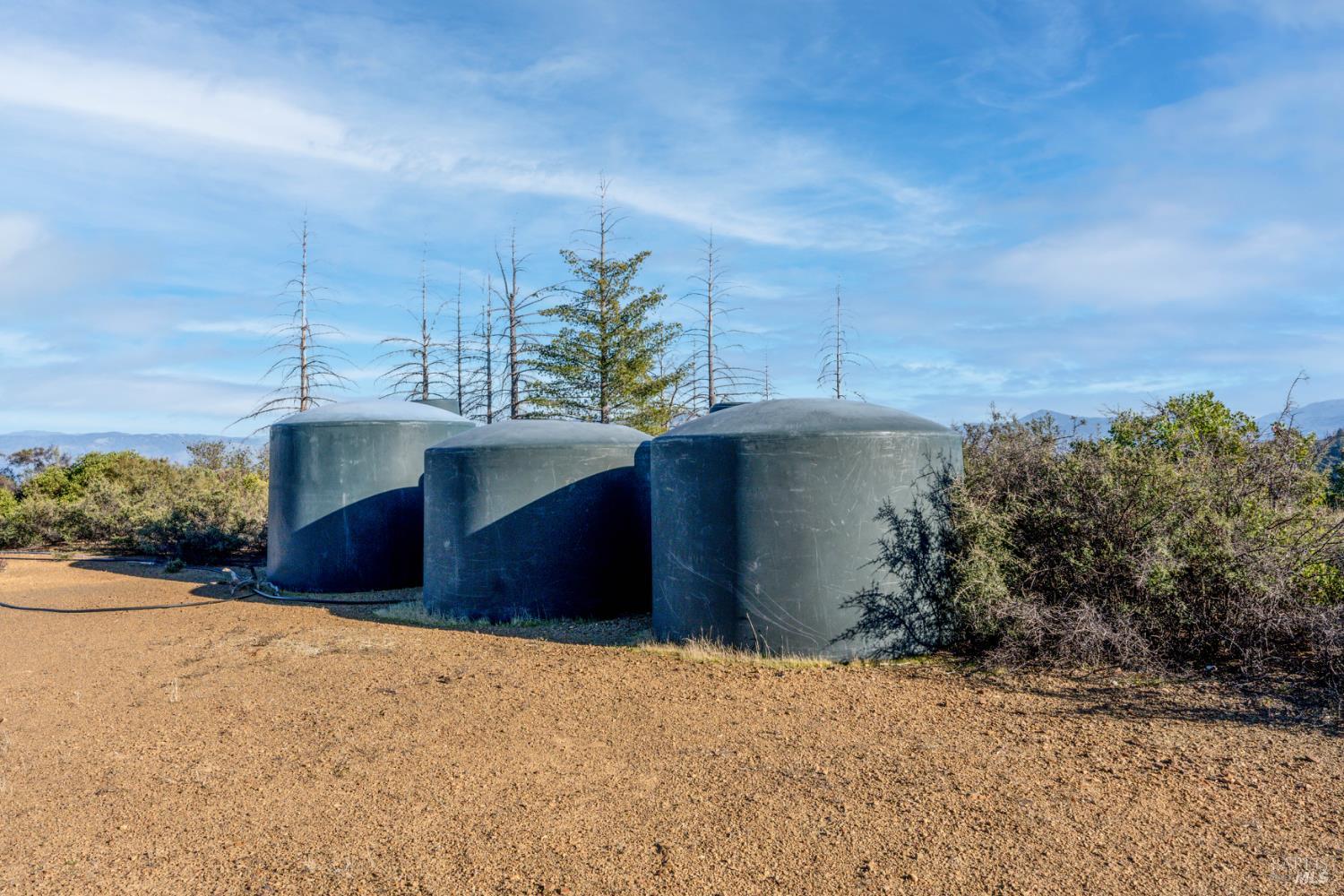 3681 Benmore Valley Road Hopland, CA 95449 - Photo 16 of 20 a view of a house with a backyard and bushes