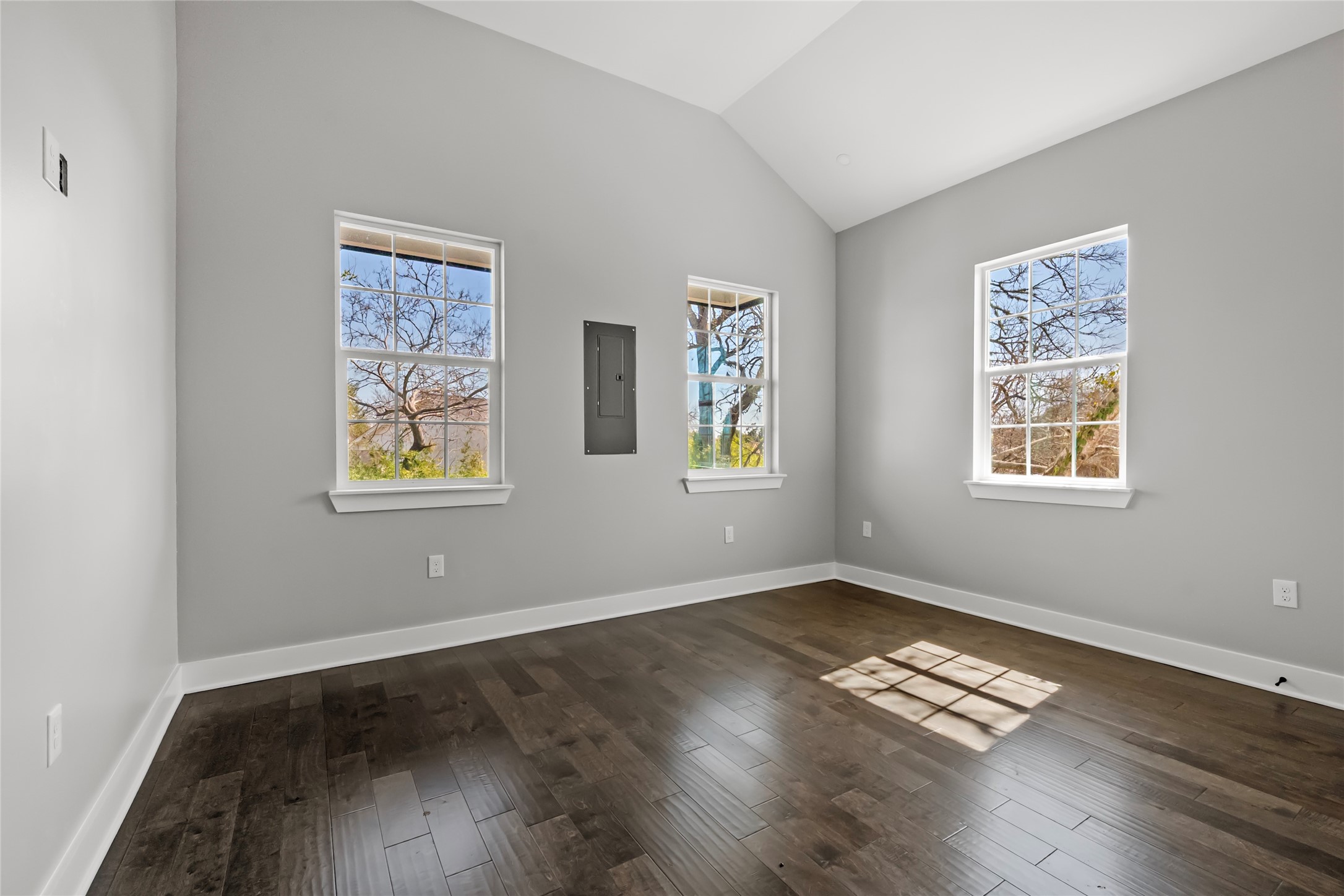 3133 Hamilton Street La Porte, TX 77571 - Photo 17 of 24 a view of empty room with wooden floor and window