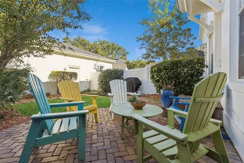 a view of balcony with furniture and outdoor space