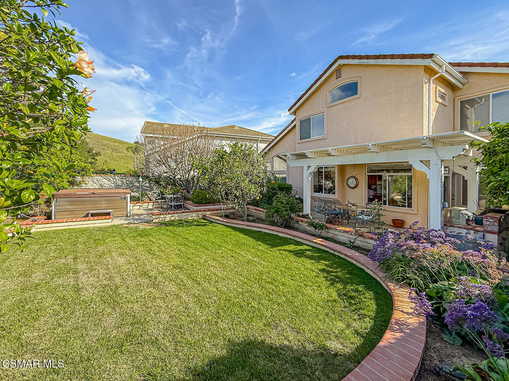 260 Sycamore Ridge Street Simi Valley, CA 93065 - Photo 55 of 58 a view of house with swimming pool yard and outdoor seating