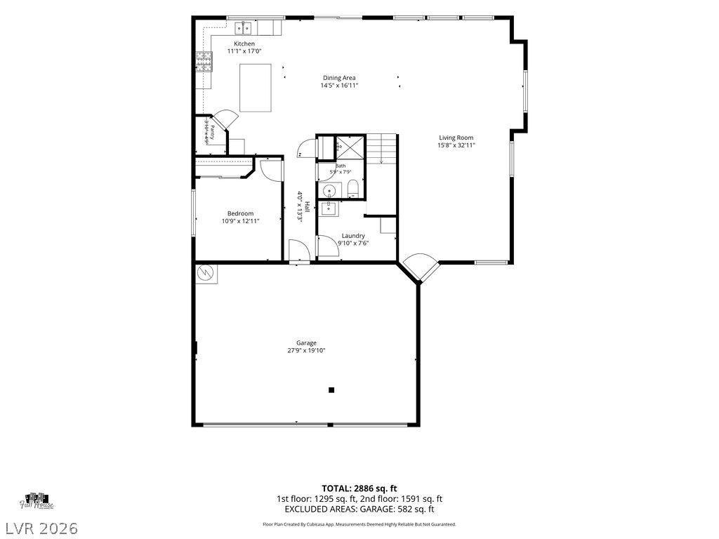 9712 North Running Rabbit Street Las Vegas, NV 89143 - Photo 37 of 42 Visualize your future in this thoughtfully designed layout, offering generous room dimensions and practical living spaces.