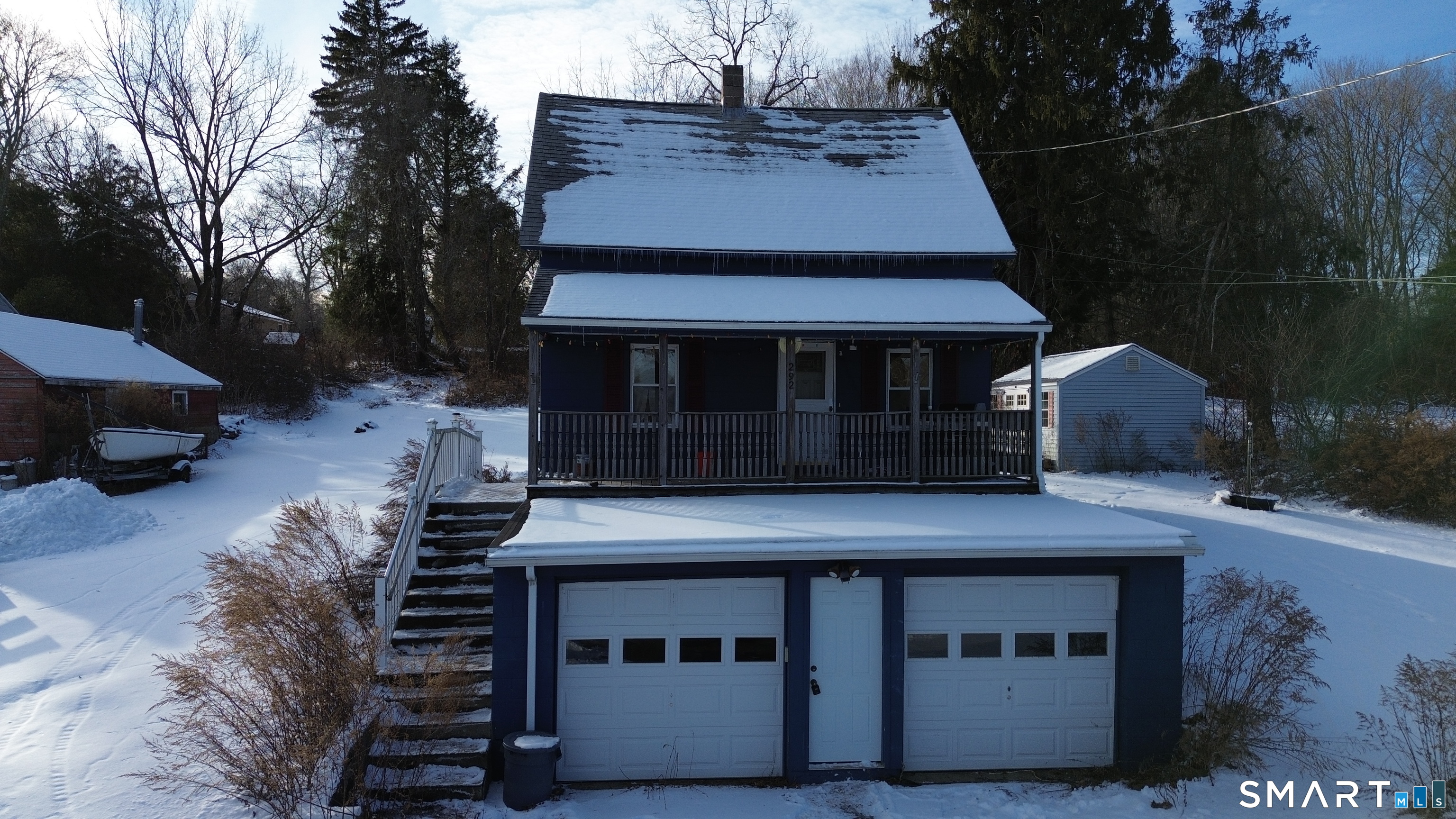 292 Old Colchester Road Montville, CT 06382 - Photo 1 of 18 a front view of a house with parking space