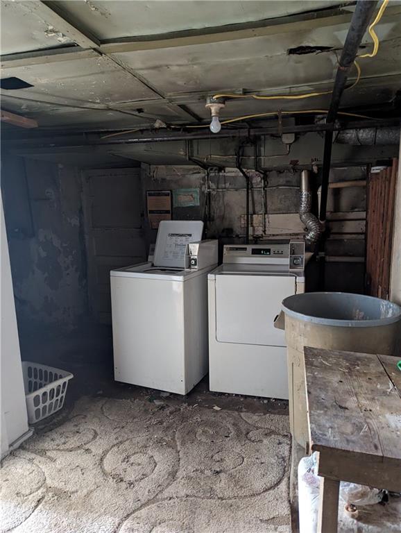 300 Jackson Street Rochester, PA 15074 - Photo 10 of 10 a storage room with washer and dryer