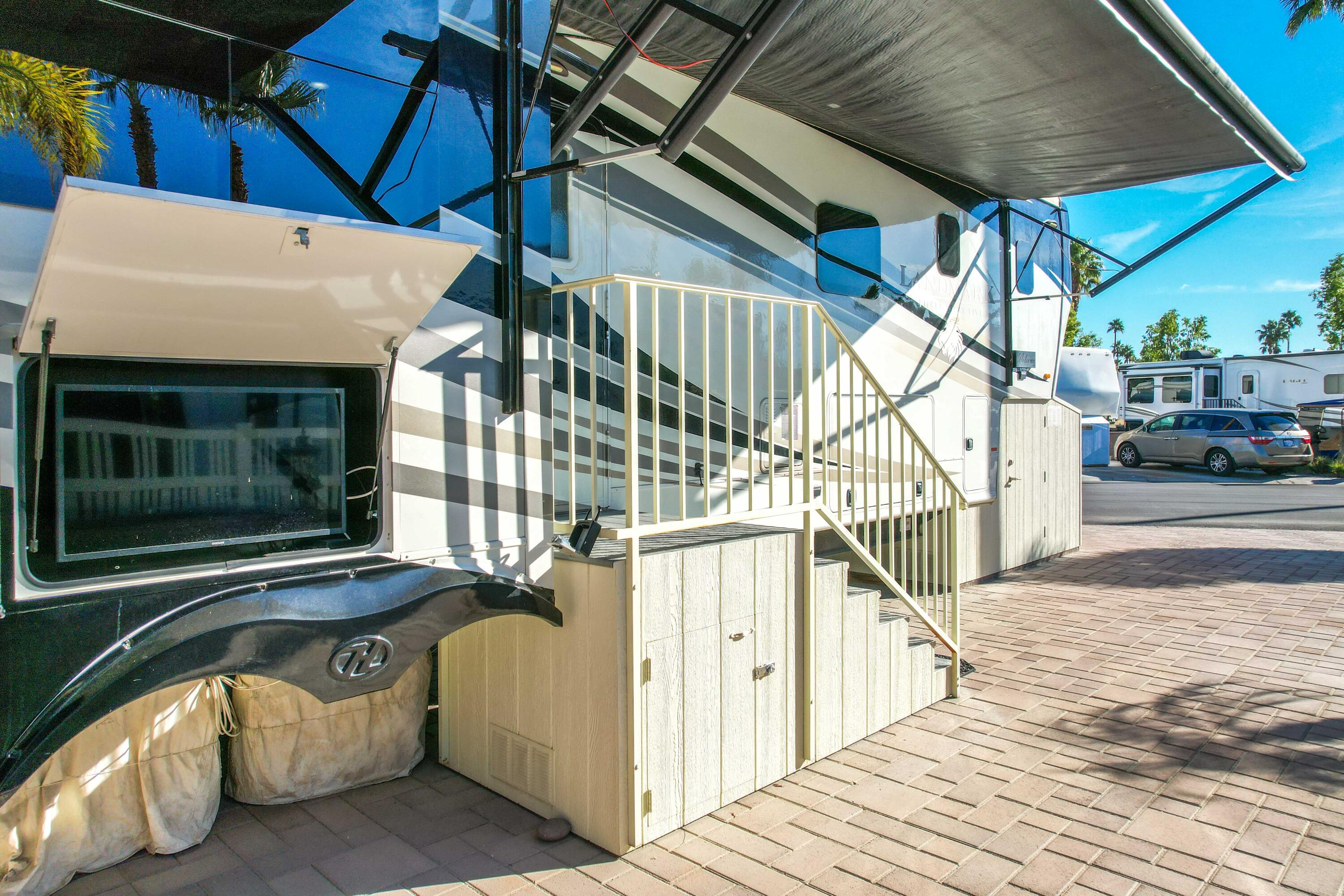 69411 Ramon Road, Unit 131 Cathedral City, CA 92234 - Photo 26 of 65 a view of outdoor space and deck