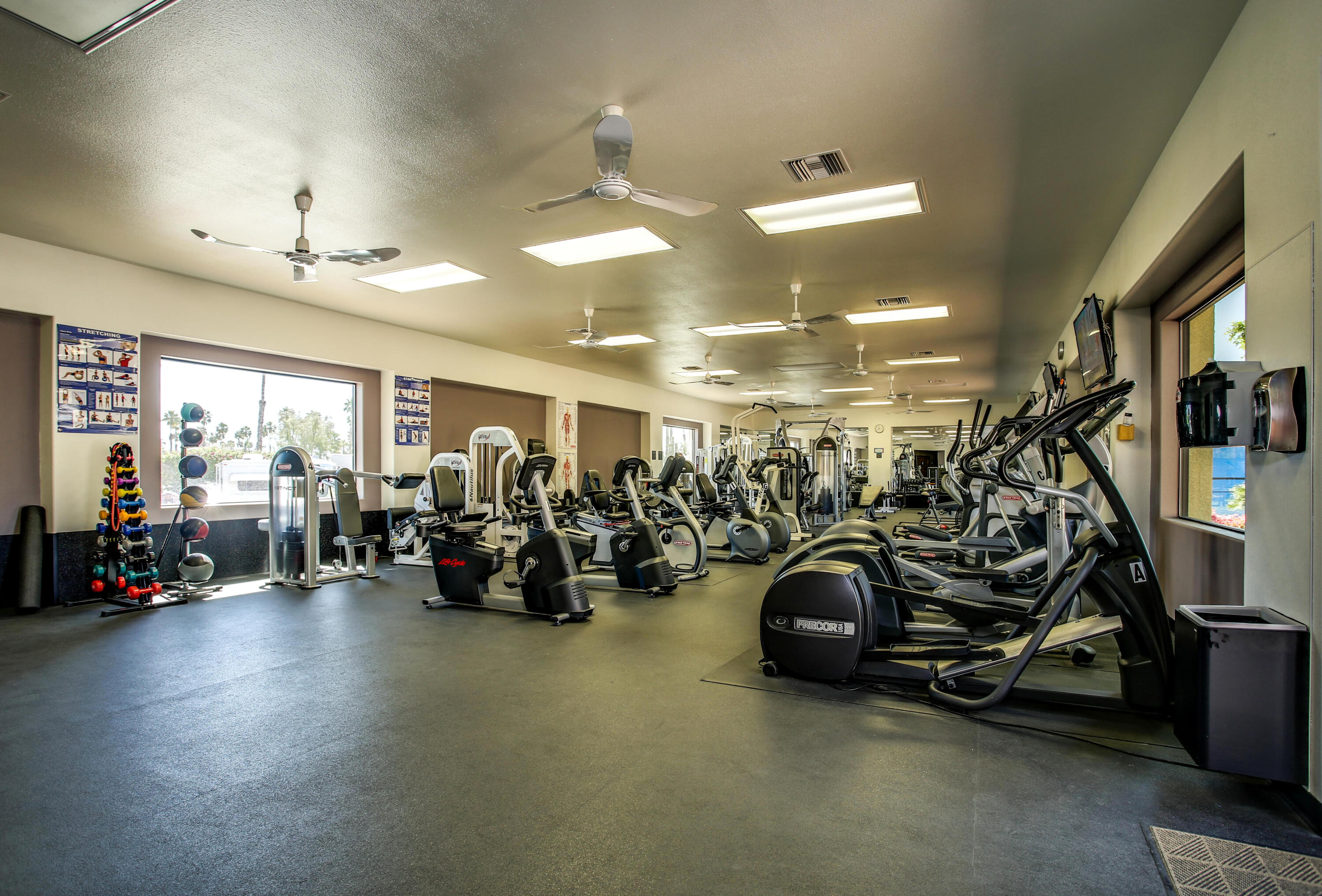 69411 Ramon Road, Unit 131 Cathedral City, CA 92234 - Photo 61 of 65 a view of a room with gym equipment