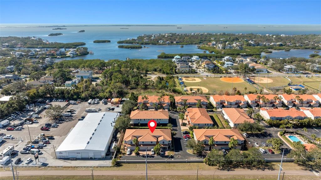 1264 Riserva Lane Palm Harbor, FL 34683 - Photo 28 of 28 an aerial view of multiple house