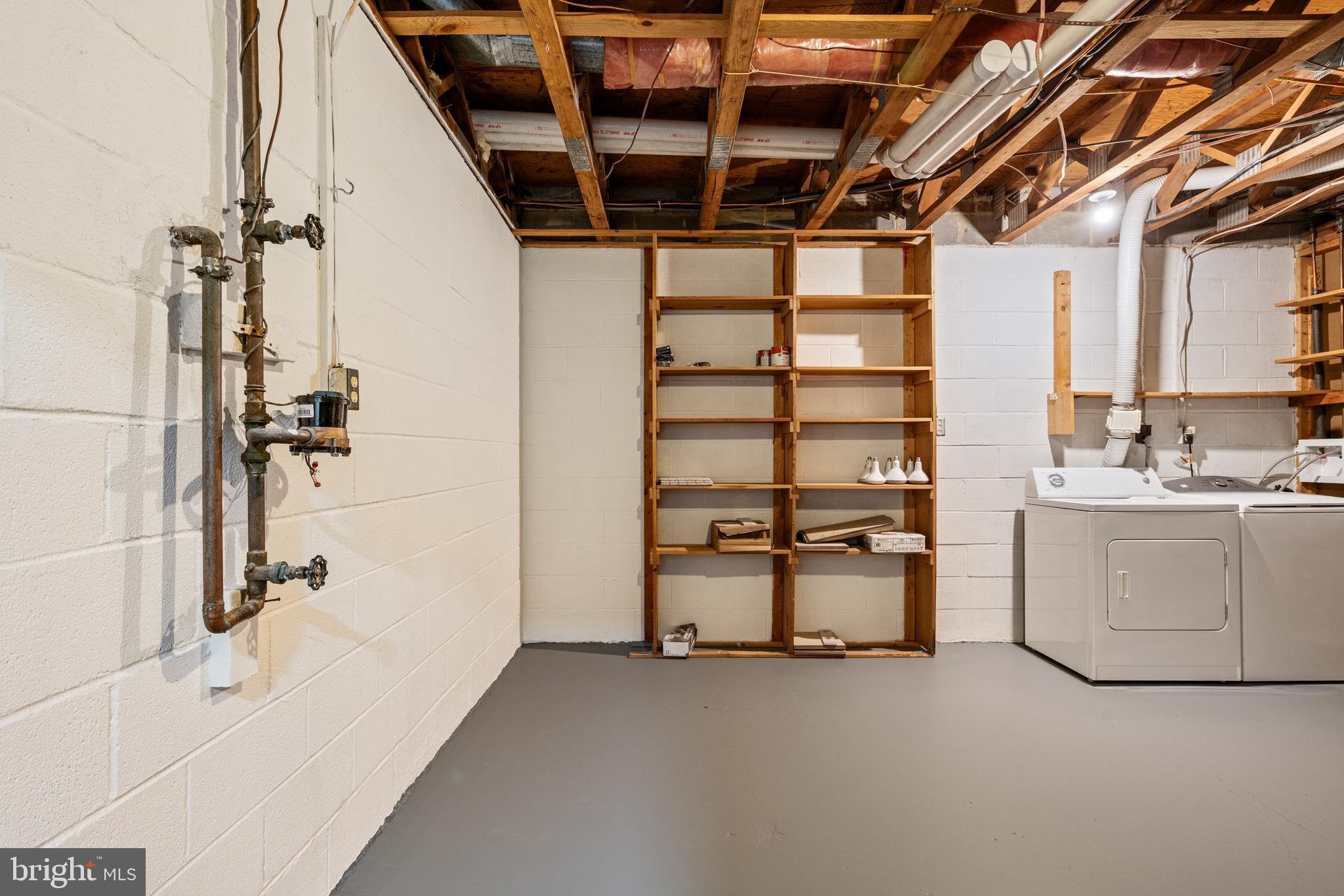 2192 Golf Course Drive Reston, VA 20191 - Photo 37 of 125 a view of a storage & utility room with sink dryer and washer