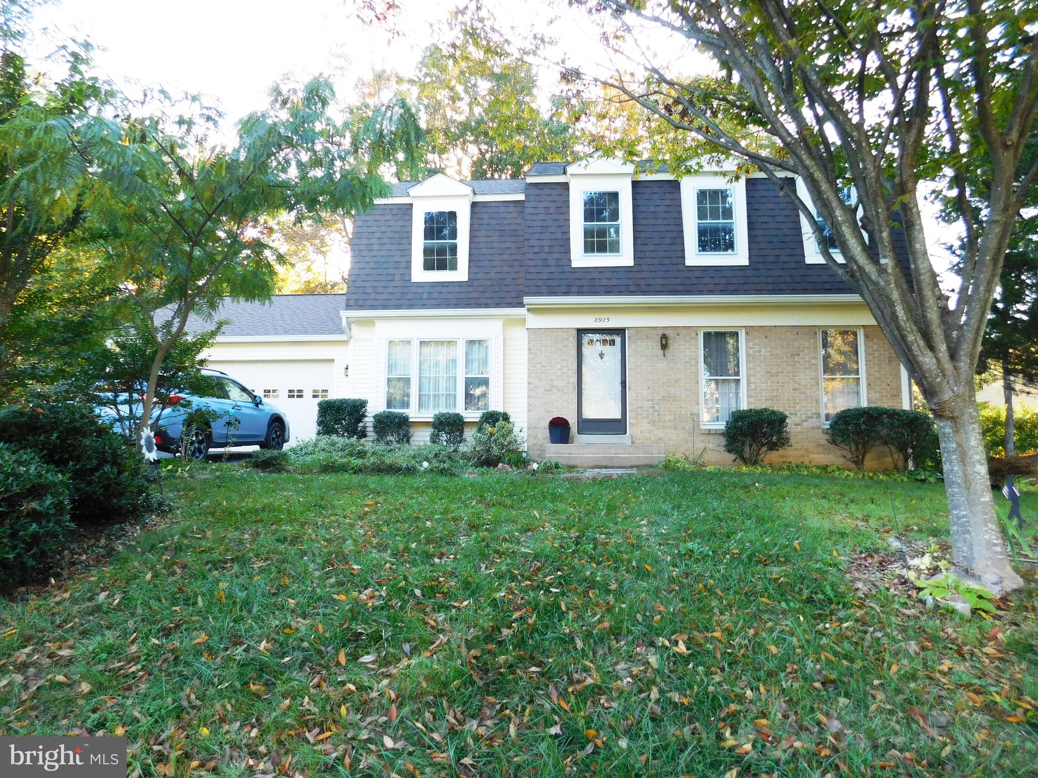 Front - Center hall Colonial w/2-car garage