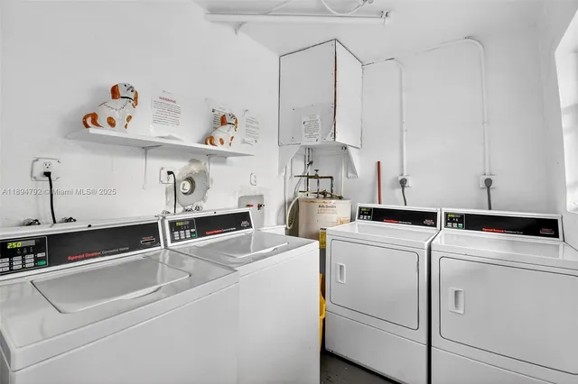 a view of walk in closet with window