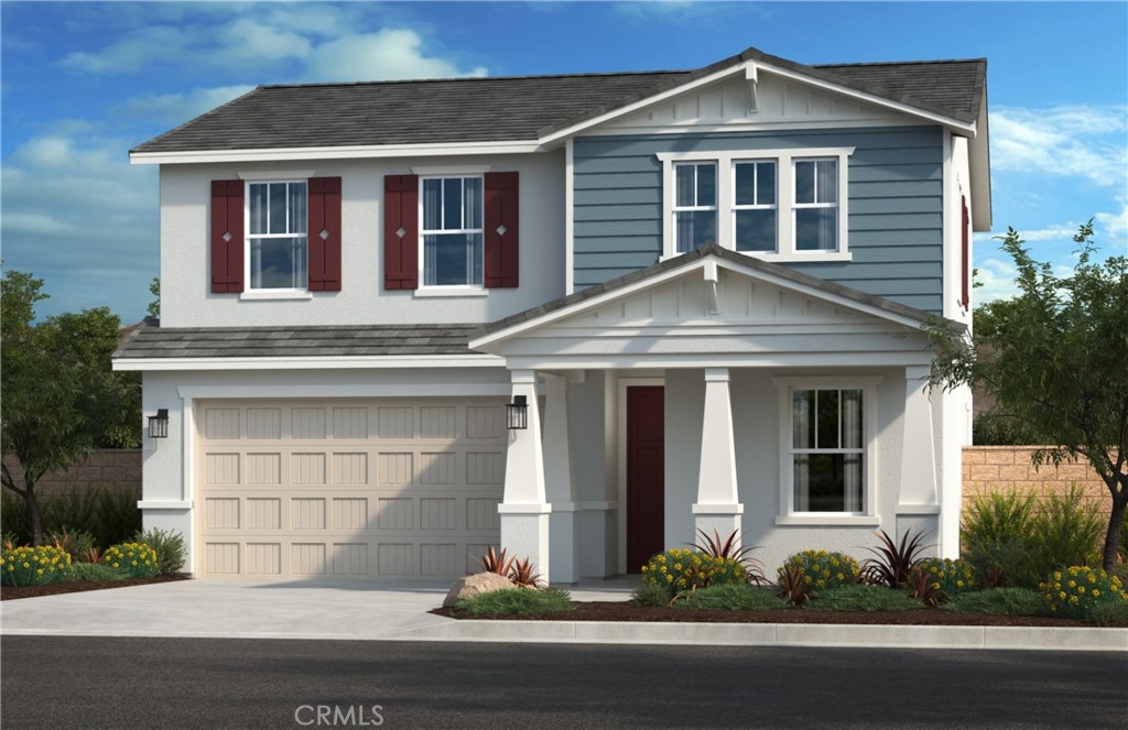 28414 Blackjack Drive Menifee, CA 92585 - Photo 1 of 1 a front view of a house with garden