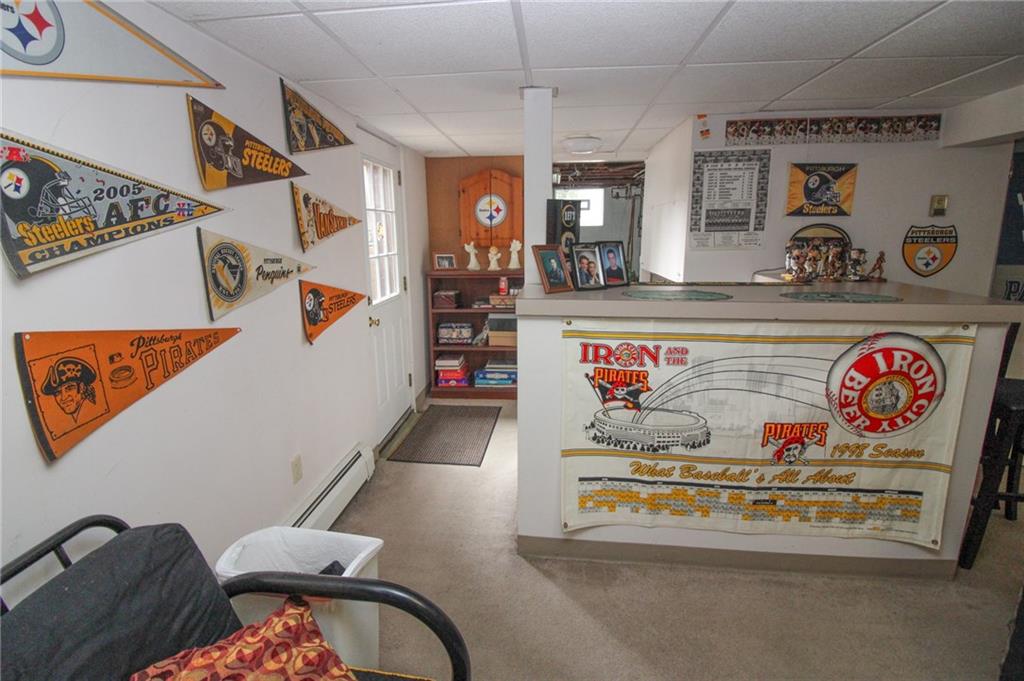 63 Beaver Grade Road McKees Rocks, PA 15136 - Photo 17 of 25 Built-in Bar in the game room!