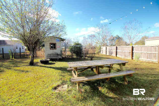 16266 Mcdowell Road Bay Minette, AL 36507 - Photo 12 of 45 The side yard of this home has a chicken coup and perfect area for gardening.