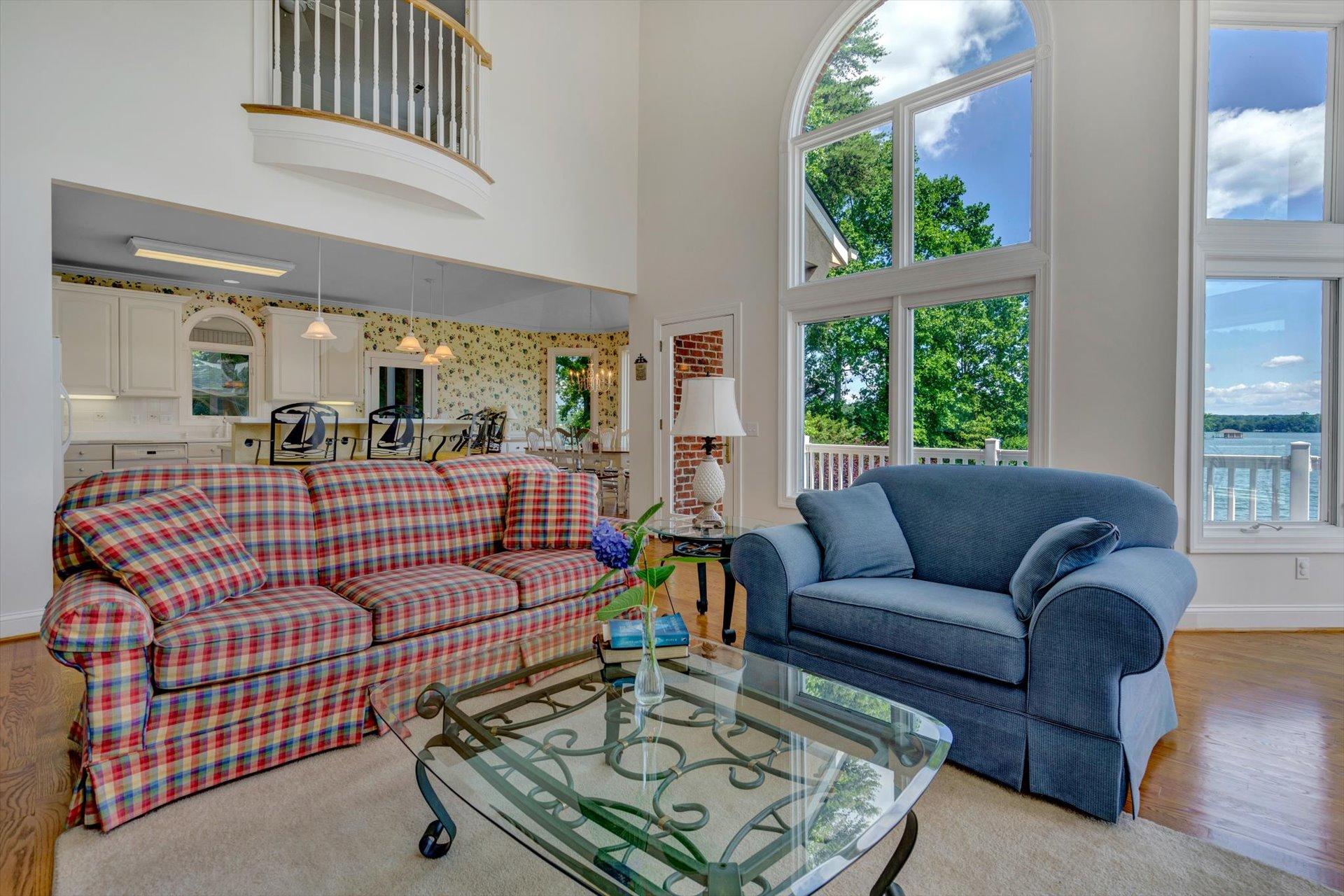 910 Somerset Cove Road Union Hall, VA 24176 - Photo 15 of 84 a living room with furniture and a large window