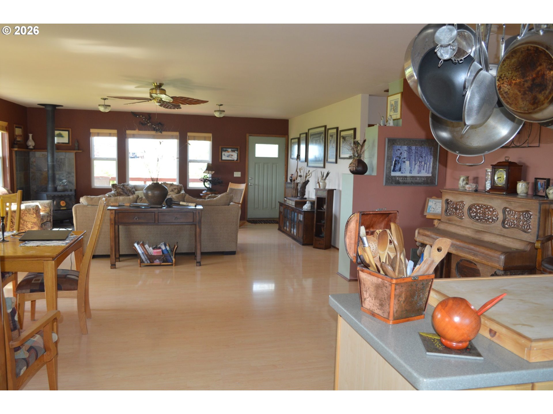 1935 Bench Road Vale, OR 97918 - Photo 10 of 25 a living room with furniture and a wooden floor