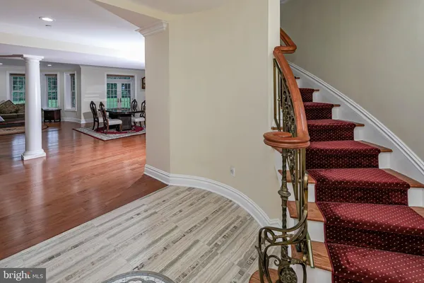 a projector room with furniture