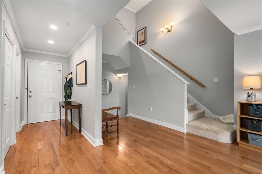 104 Harvard Street, Unit 6 Brookline, MA 02446 - Photo 8 of 18 a view of entryway and hall with wooden floor
