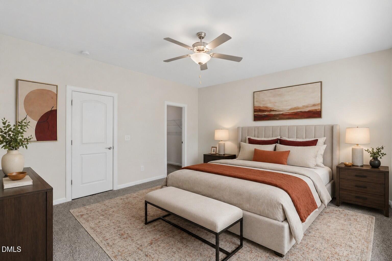 1205 Alston Ridge Cary, NC 27519 - Photo 4 of 33 Primary Bedroom - Staging 1205 Alston Ri