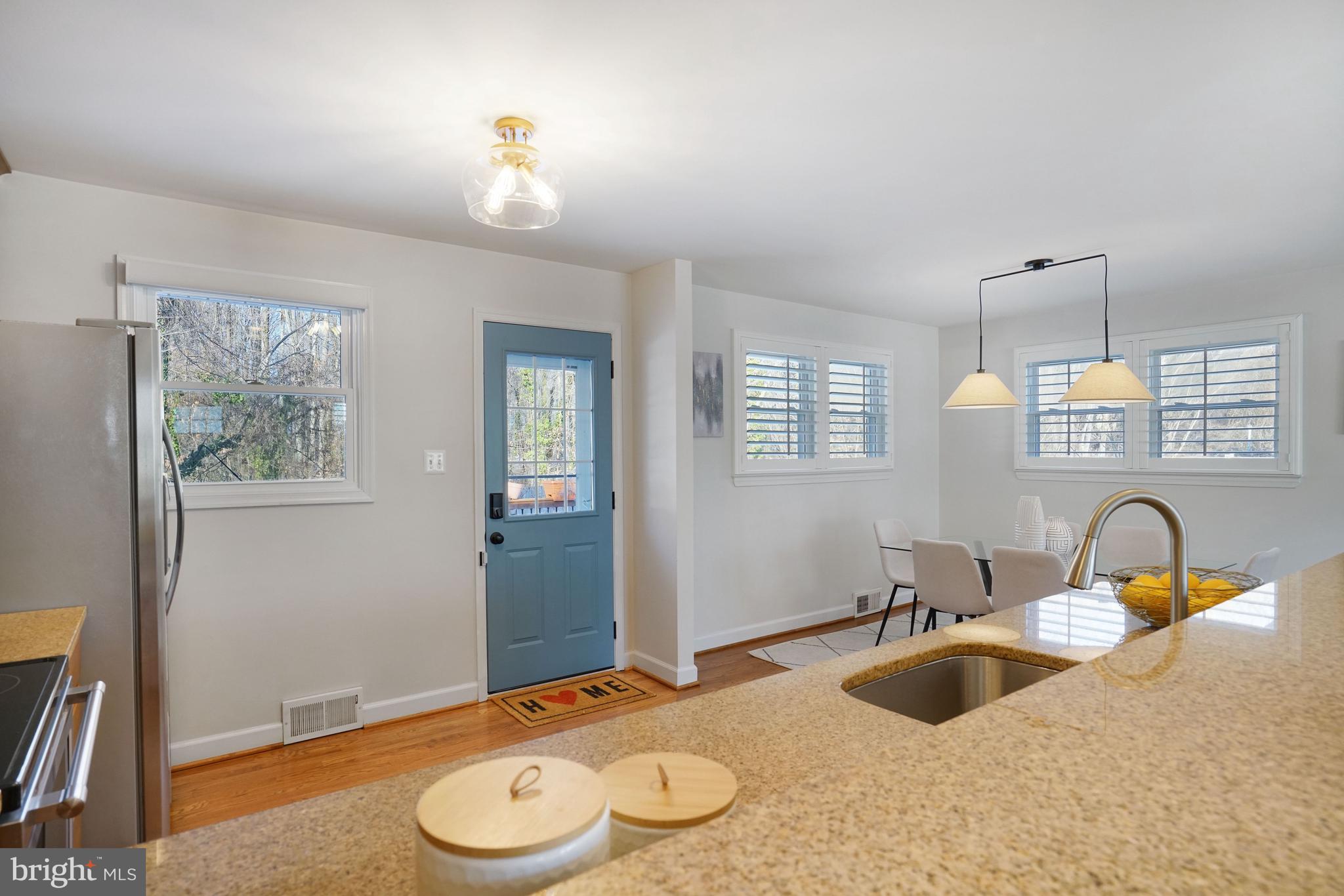 6726 Bostwick Drive Springfield, VA 22151 - Photo 19 of 63 Door to BIG Deck & Fully-Fenced Private Yard