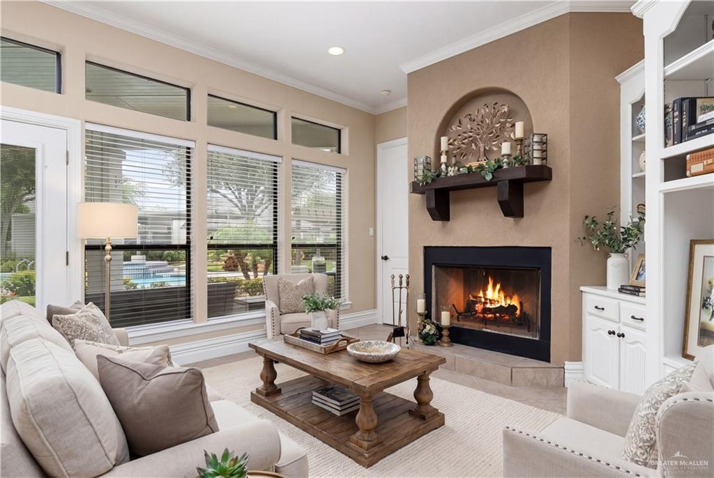 2116 West Alberta Road Edinburg, TX 78539 - Photo 8 of 35 Beautiful views and wood burning fireplace.