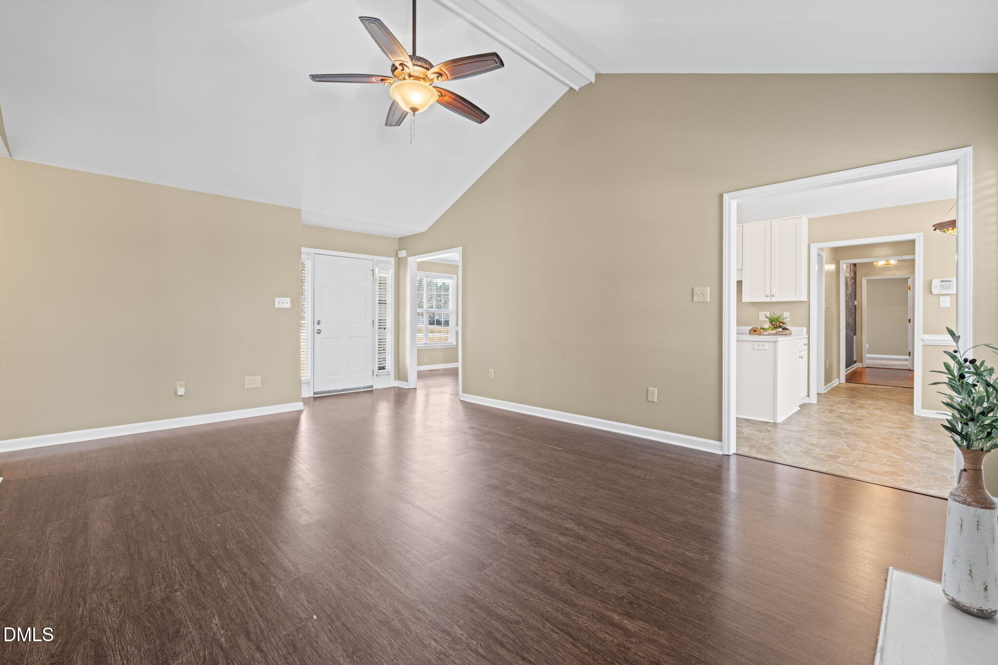 307 Laurel Ridge Drive Clayton, NC 27520 - Photo 15 of 51 wooden floor in an empty room with a window
