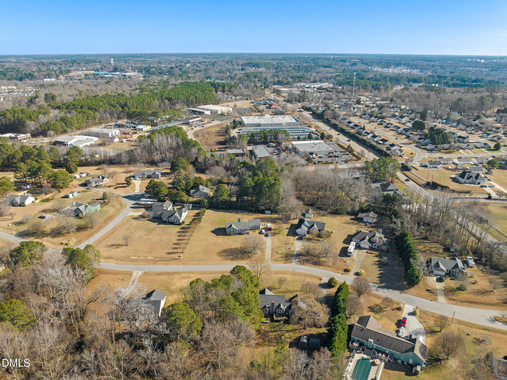307 Laurel Ridge Drive Clayton, NC 27520 - Photo 50 of 51 an aerial view of residential houses with outdoor space