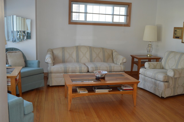 2063 Downey Road Homewood, IL 60430 - Photo 2 of 8 a living room with furniture and a wooden floor